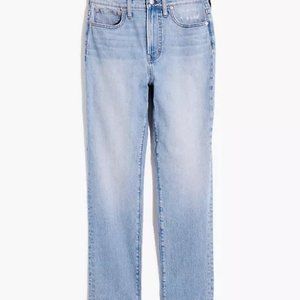 Madewell, The Curvy Perfect Vintage Straight-Leg Jeans, Size 33